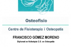 OSTEOFISIO FRANCISCO GÓMEZ